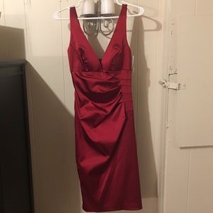 XSCAPE red cocktail dress